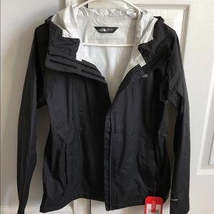 nwt black north face venture 2 jacket
